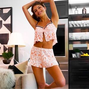 Savage X Fenty Underpinnings Sleep Cami & Short Set size‎ 2X Coquette Whimsygoth